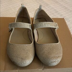 Cat & Jack Shimmering Gold Dress Shoes